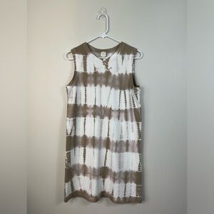 Roan+Ryan Sleeveless Tie-Dye Dress Summer Beach Size S